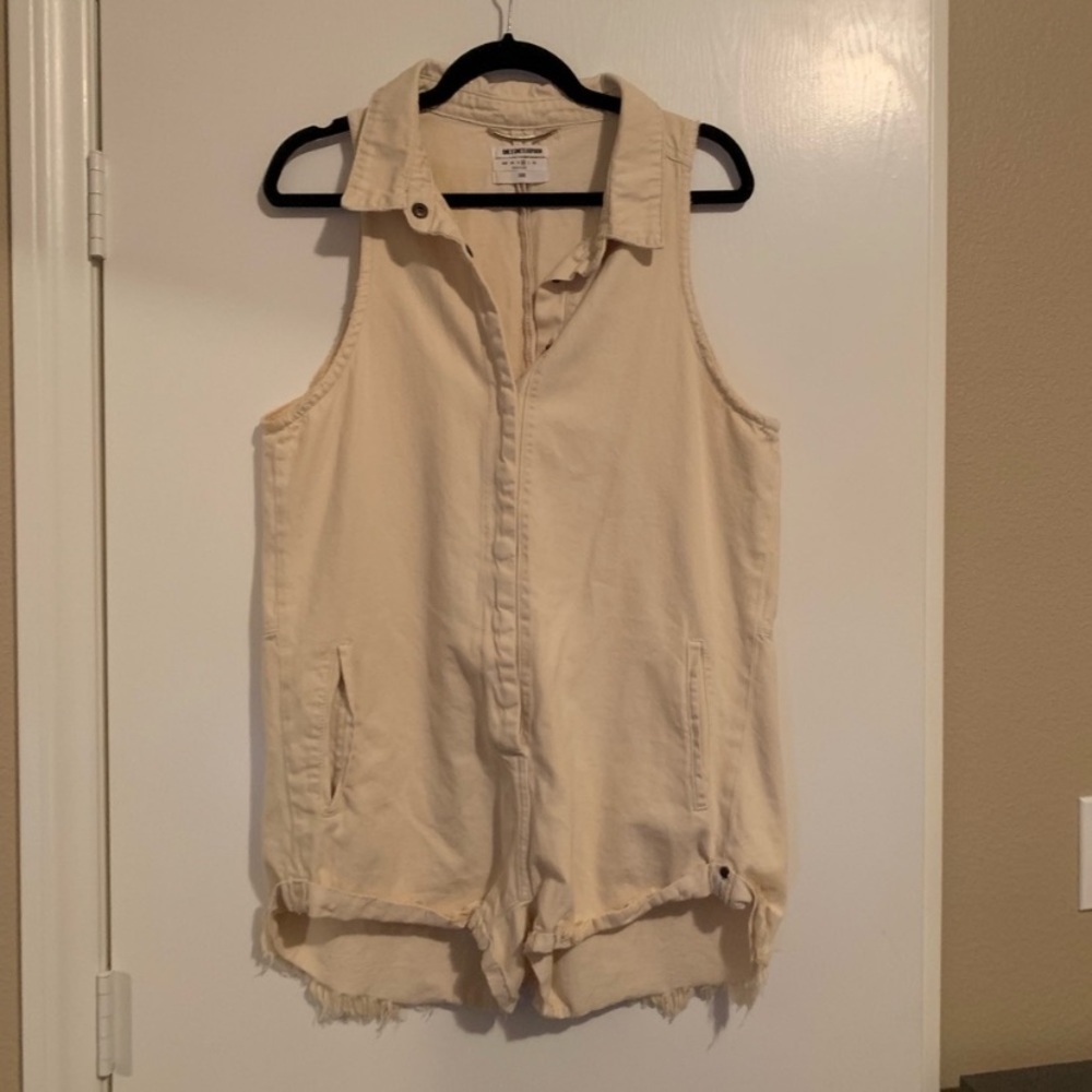 One Teaspoon Mini Braxton Cream Romper